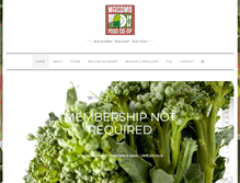 Tablet Screenshot of macombfoodcoop.net